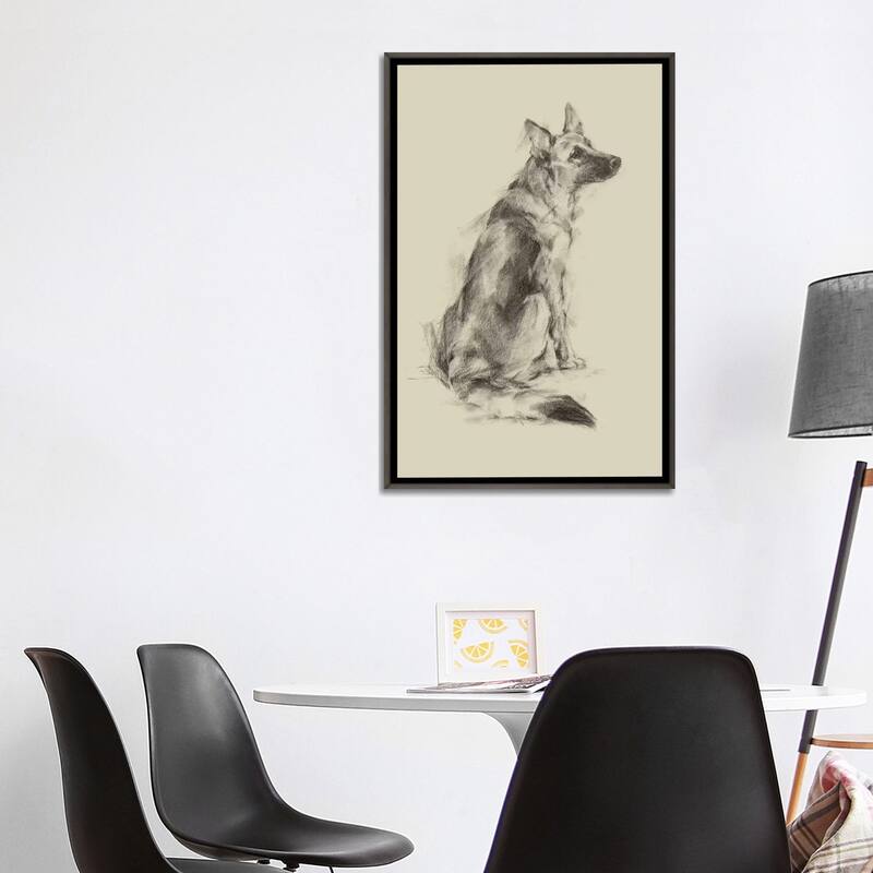iCanvas "Puppy Dog Eyes V" by Ethan Harper Framed