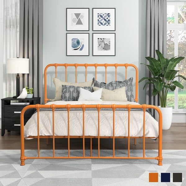 Fremont & Park Nisky Platform Metal Bed - On Sale - Bed Bath