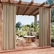 preview thumbnail 10 of 11, Outdoor Cabana Solid UV Protected Privacy Tab Top Panel