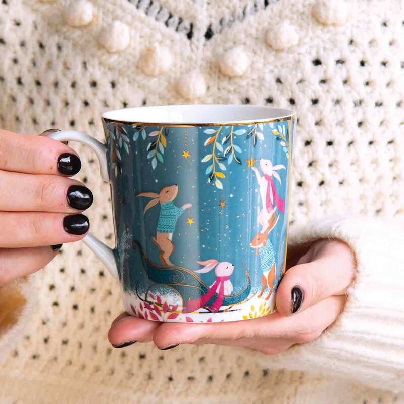 Portmeirion Sara Miller Woodland Tales Mug, Skaters