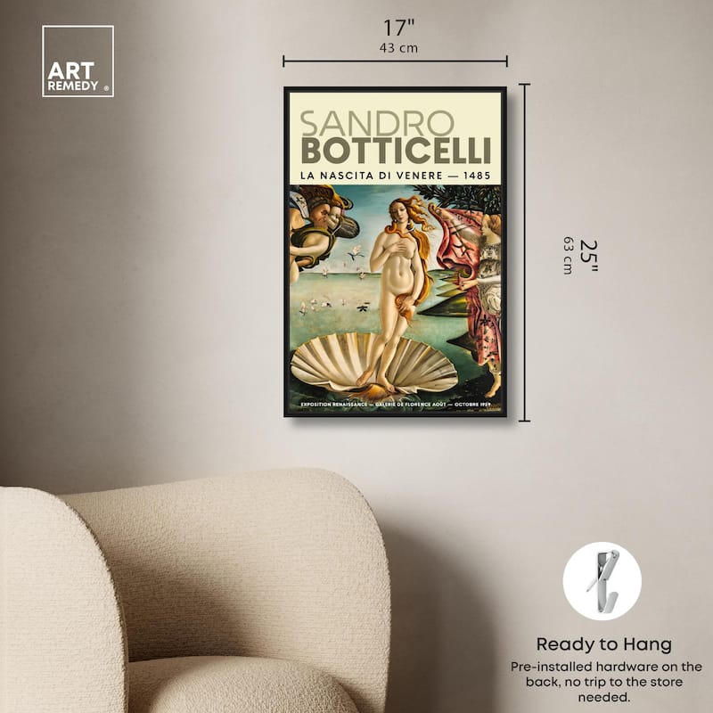 Renaissance Birth of Beauty Canvas by Art Remedy