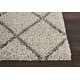 preview thumbnail 66 of 120, Nourison Brisbane Large Diamond Geometric Modern Shag Area Rug