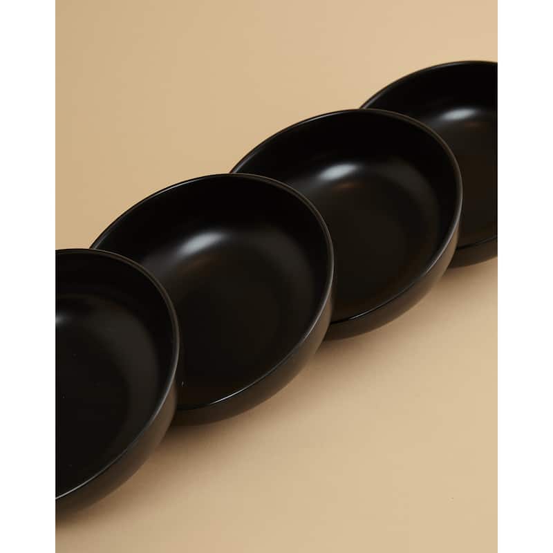 Euro Essential 4 Piece 9.25" Stoneware Bistro Bowl Set