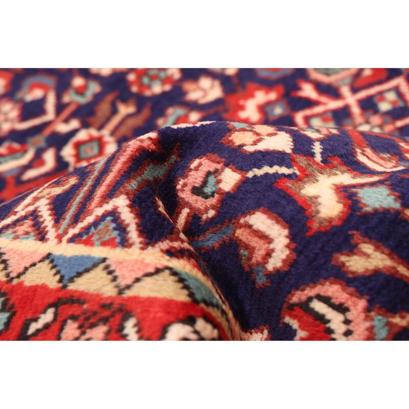 ECARPETGALLERY Hand-knotted Andelz Navy Wool Rug - 4'9 x 9'10