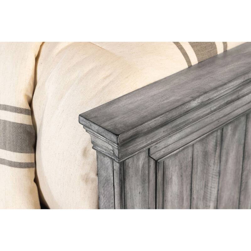 Avenue Farmhouse Tall Headboard Wood Panel Bed