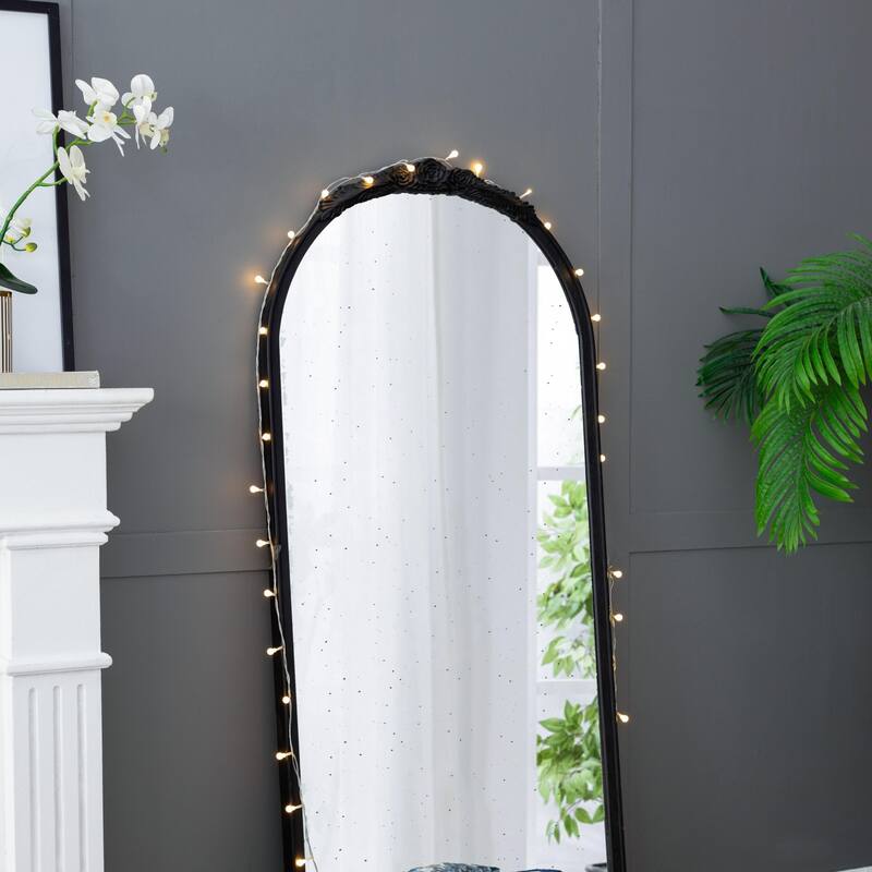 Mid-Century Style Living Room Oval Mirror