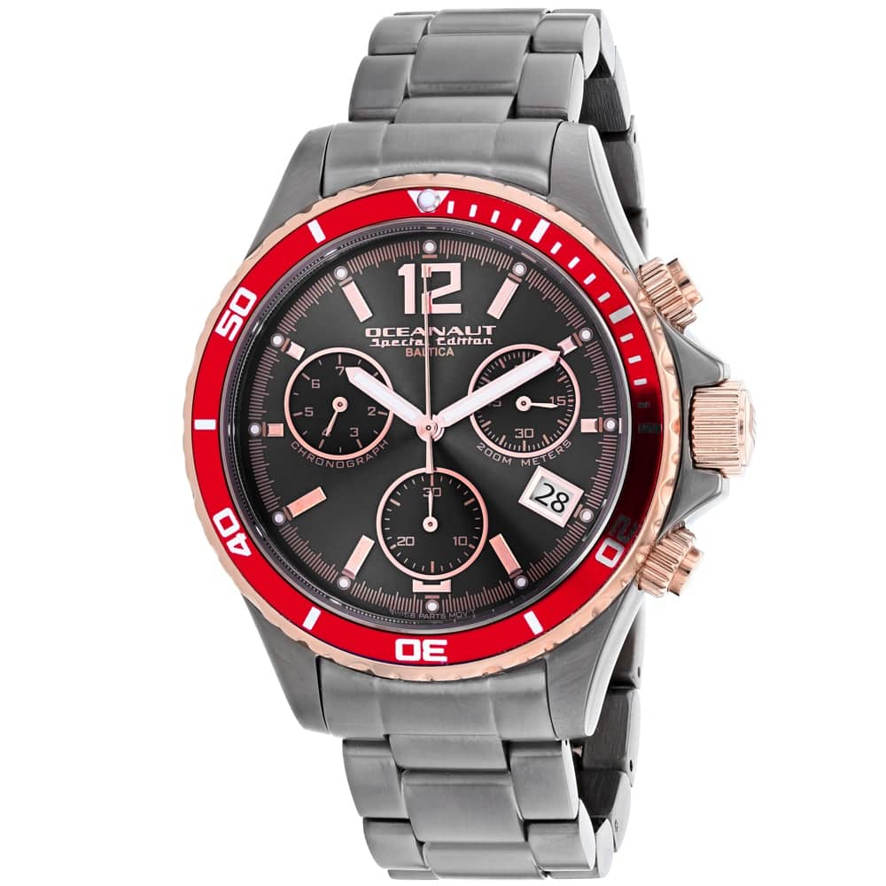Oceanaut Men's Baltica Special Edition Black Dial Watch - OC0530 - 6 (36)
