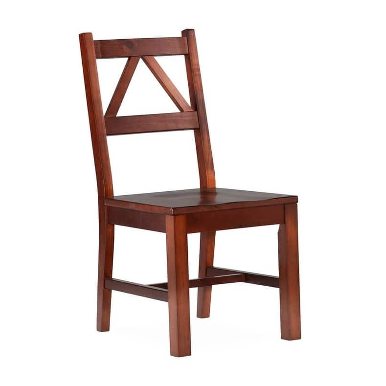 Linon The Gray Barn Pitchfork Antique Tobacco Chair - Antique Tobacco