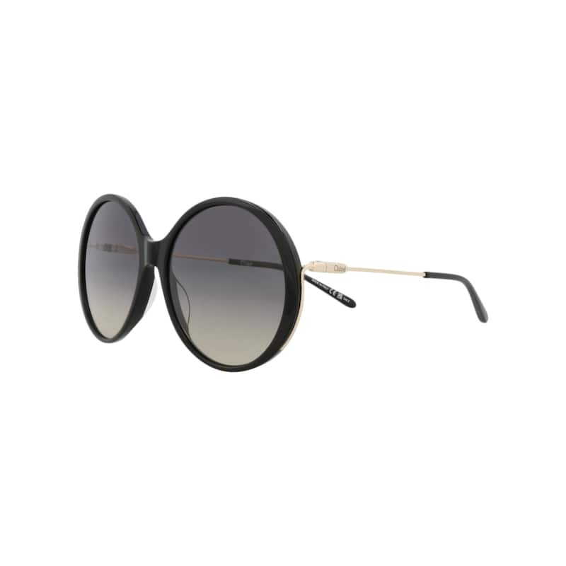 Chloé Round-Frame Recycled Acetate Sunglasses