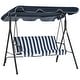 preview thumbnail 20 of 25, Outsunny 3-Person Porch Lawn Swing