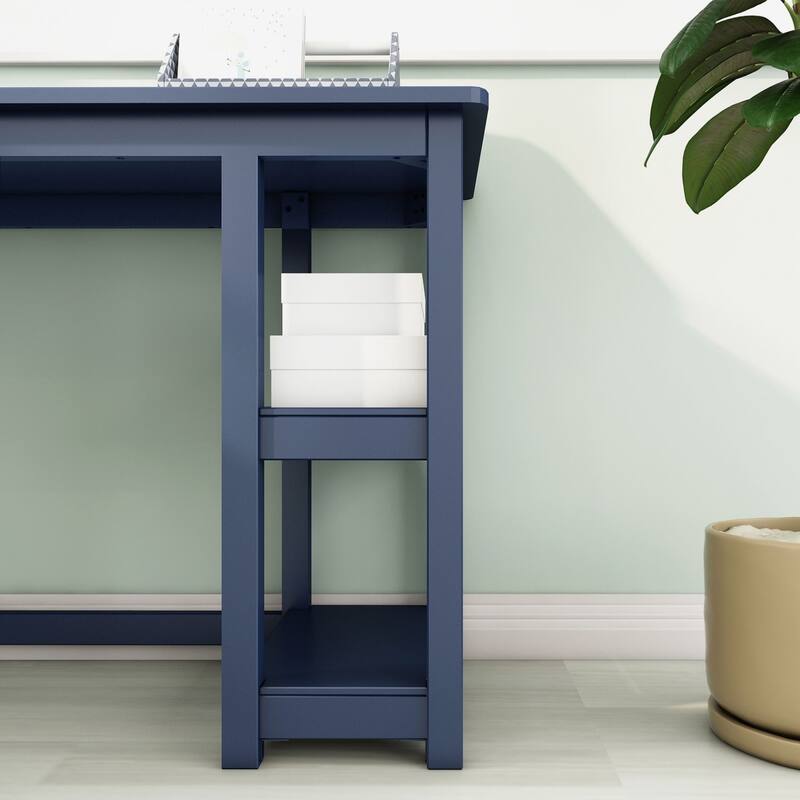 Max and Lily Corner Desk w/ Shelves