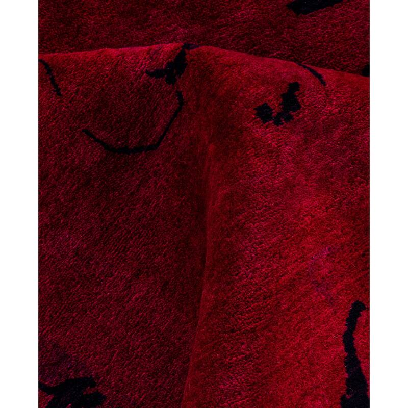 Overdyed One-of-a-Kind Hand-Knotted Area Rug - Pink - 8' 2" x 10' 4"