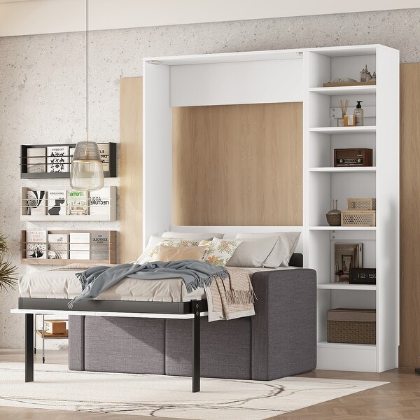 Bed with built in recliner sale