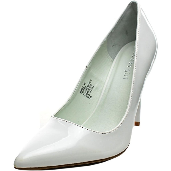 Women Pointed Toe Synthetic White Heels 