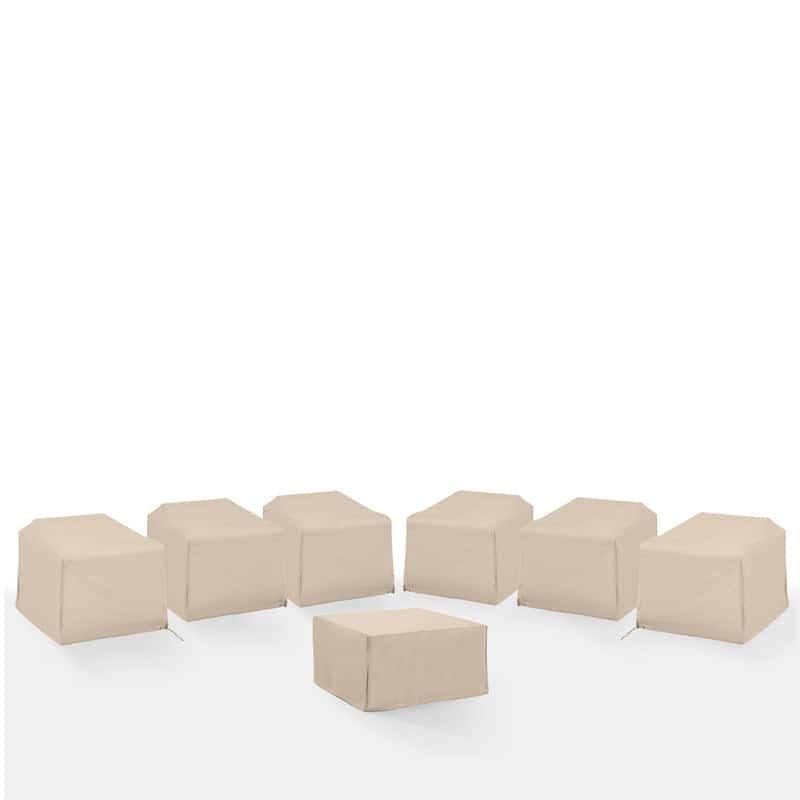 Crosley 7Pc Outdoor Sectional Furniture Cover Set