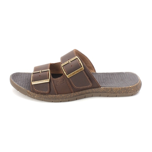 G.H. Bass & Co. Mens SALEM-2 Leather Slip On Closed Toe Slides - 12