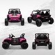 preview thumbnail 27 of 25, Qaba 12V Ride On Truck, 3.7 MPH Battery Powered Electric Car for Kids Remote Control, 4-Wheel Suspension, Lights, Horn & Music