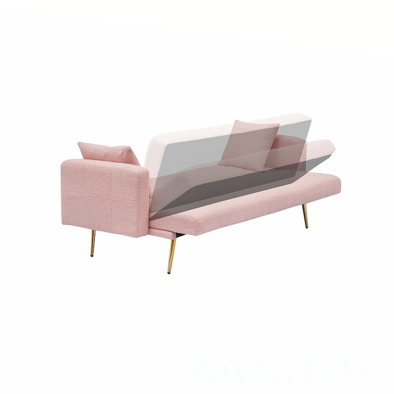 Teddy Sofa Bed With Two Pillows