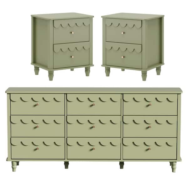 Princess Storage Set 9-Drawer Lace Dresser with Nightstand - On Sale - Bed Bath & Beyond - 41484690 Princess Storage Set 9-Drawer Lace Dresser with Nightstand - On Sale - Bed Bath & Beyond - 41484690