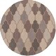 preview thumbnail 14 of 48, Hand-Tufted Ryde Moroccan Trellis Wool Area Rug Grey - 6' Round