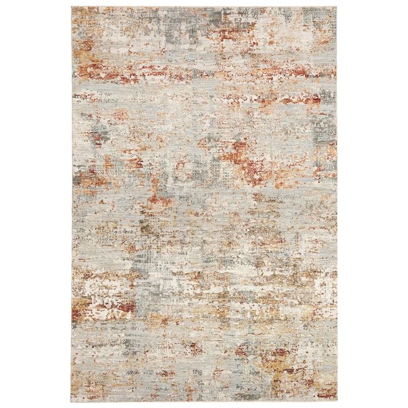 Terra by Obeetee Impressions Landscape Multi Rug - Straw Stripe - 3' x 5'
