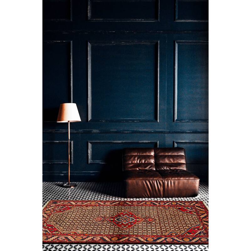 ECARPETGALLERY Hand-knotted Andelz Brown Wool Rug - 3'6 x 5'1