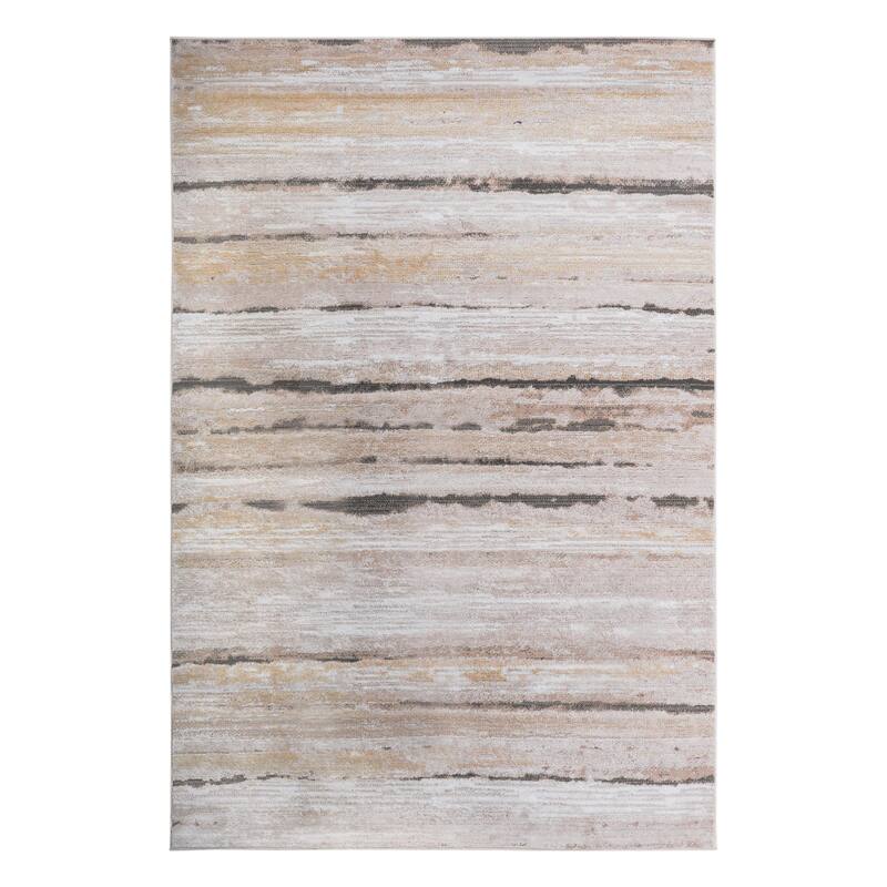 LOOM & LUXE Collection 2X8 Grey/Blue/Oriental Non-Shedding Area Rug - 36" D x 24" W x 0.28" H
