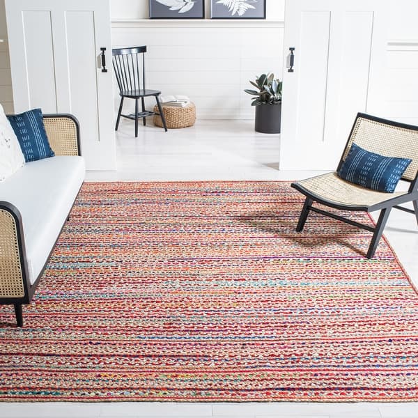 slide 2 of 8, SAFAVIEH Handmade Cape Cod Dagmar Coastal Jute Rug