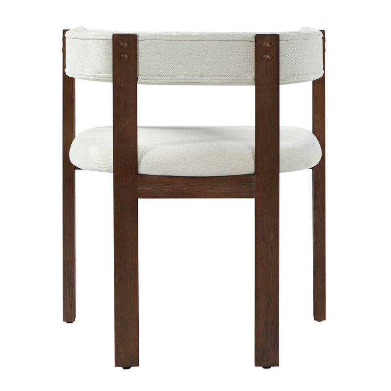 Christopher Knight Home - Dawson Modern Dining Arm Chair Set with Sculpted Comfort and Solid Wood Support