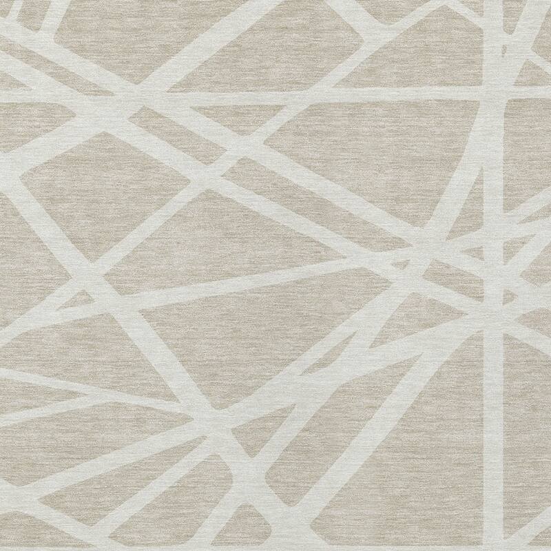 HomeRoots Geometric Transitional Rectangle Outdoor Rug