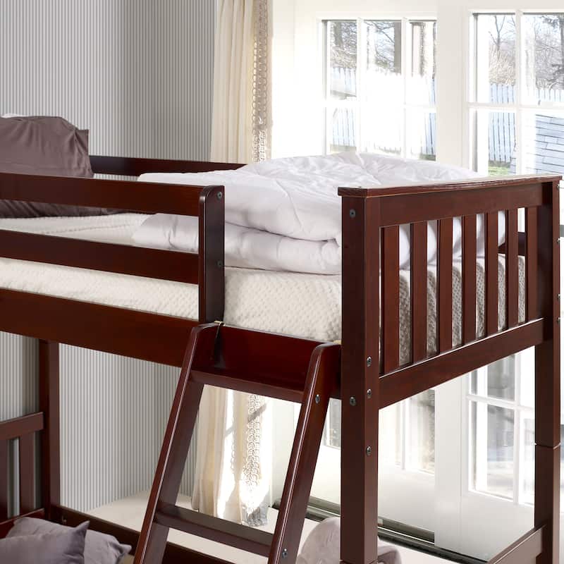 Wood Twin-over-twin Bunk Bed