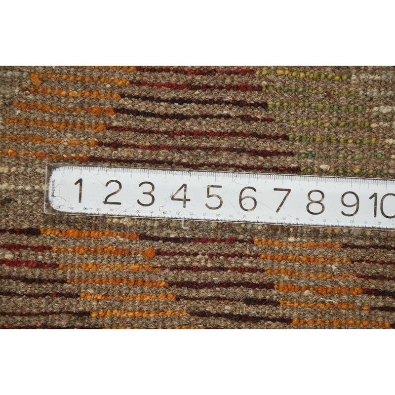 Geometric Moroccan Oriental Area Rug Handmade Multi-Color Wool Carpet - 7'2" x 10'0"