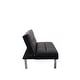 preview thumbnail 4 of 10, Modern Futon Sofa Bed, Convertible Sofa Futon, Split Back Linen Sleeper Couch for Living Room
