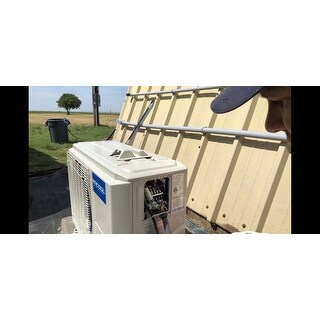 Shop Mrcool Diy 18 000 Btu 16 Seer Ductless Mini Split Air Conditioner White Overstock 14689969