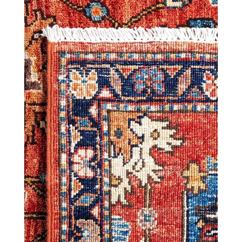 Serapi One-of-a-Kind Hand-Knotted Runner Rug - Red, 2' 9" x 11' 8" - 2' 9" x 11' 8"