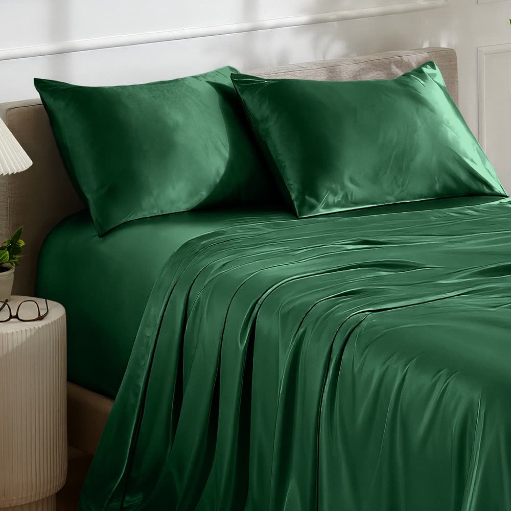 Bare Home Poly Satin Sheet Set