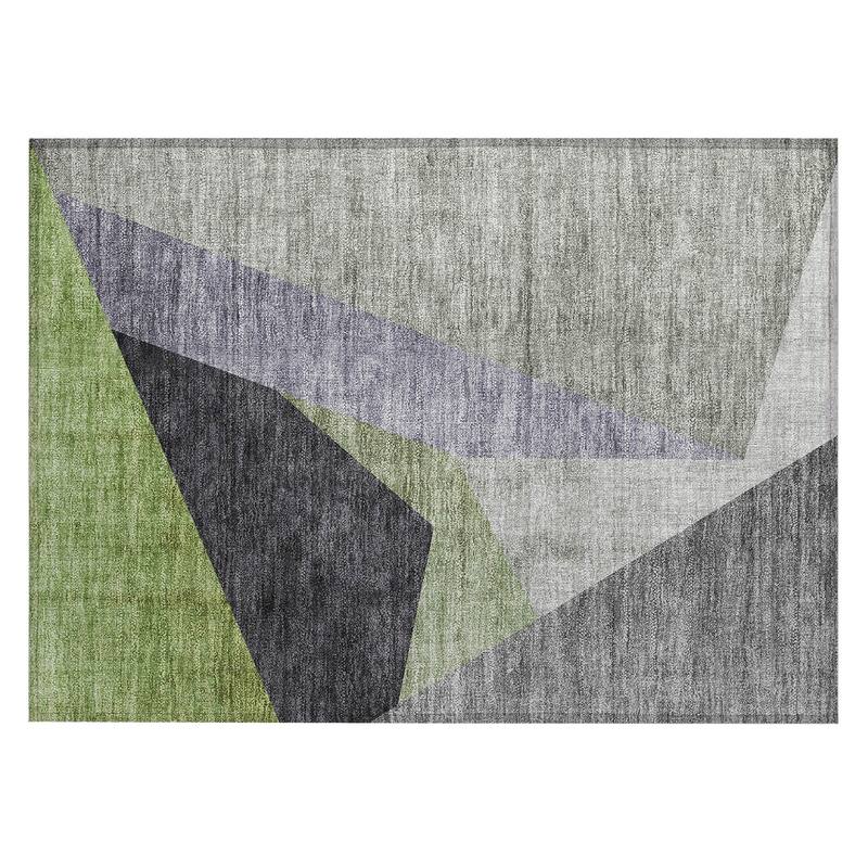 Machine Washable Indoor/ Outdoor Chantille Contemporary Dimensions Rug