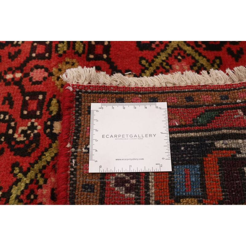 ECARPETGALLERY Hand-knotted Andelz Red Wool Rug - 5'0 x 6'6