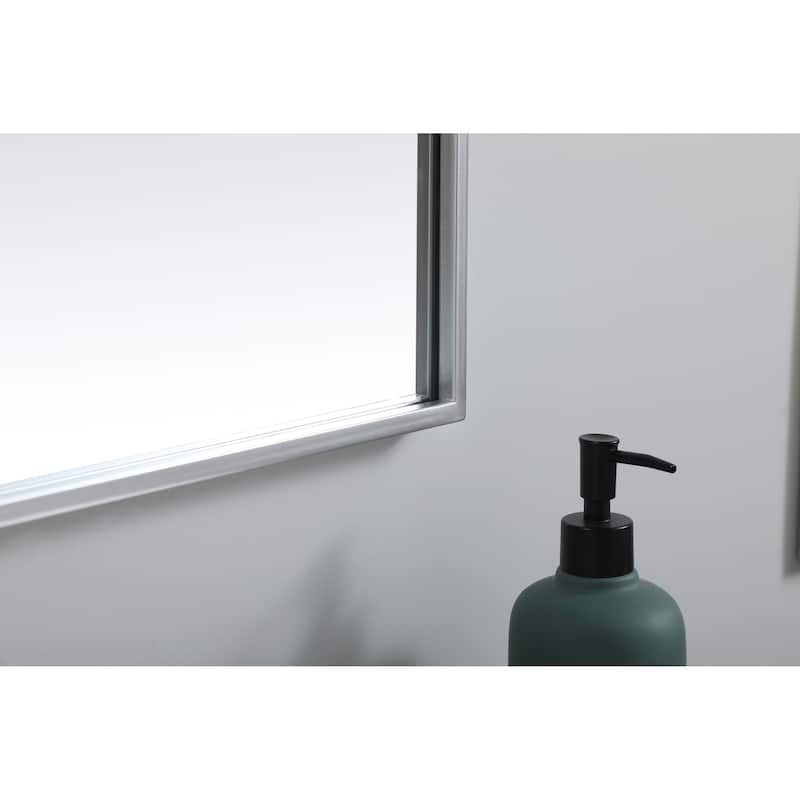 Elegant Lighting MR1A3636 Ayra 36" Diameter Modern Arched Bathroom