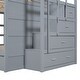 preview thumbnail 44 of 43, Full Over Full Bunk Bed with Twin Size Trundle and Staircase