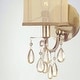 preview thumbnail 2 of 2, Hampton 1 Light Brass Sconce - 5.5'' W x 13'' H x 7.5'' D