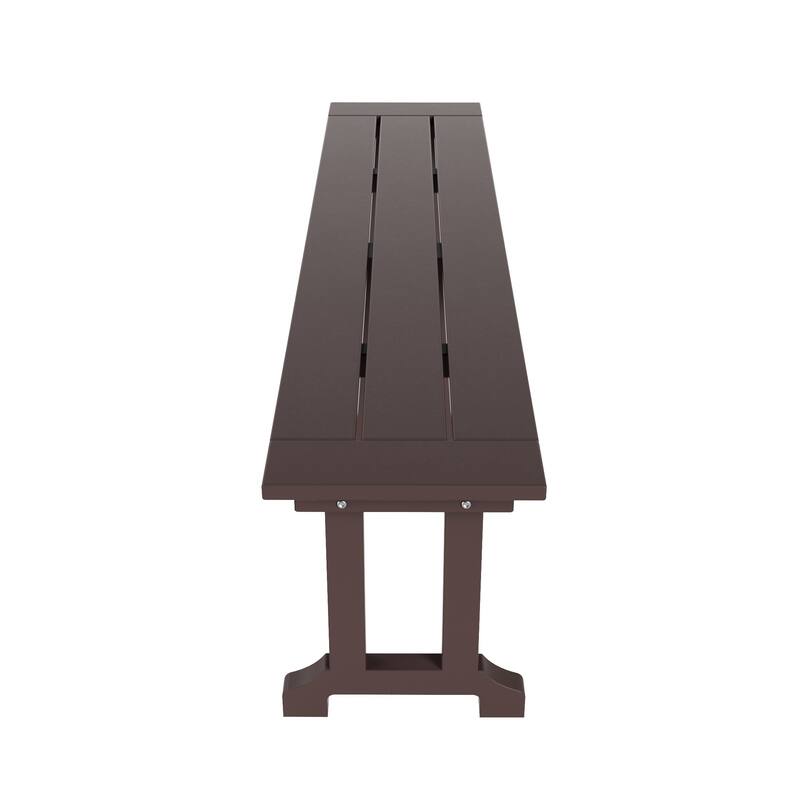 Laguna Hdpe All Weather Outdoor Patio 65" Bench