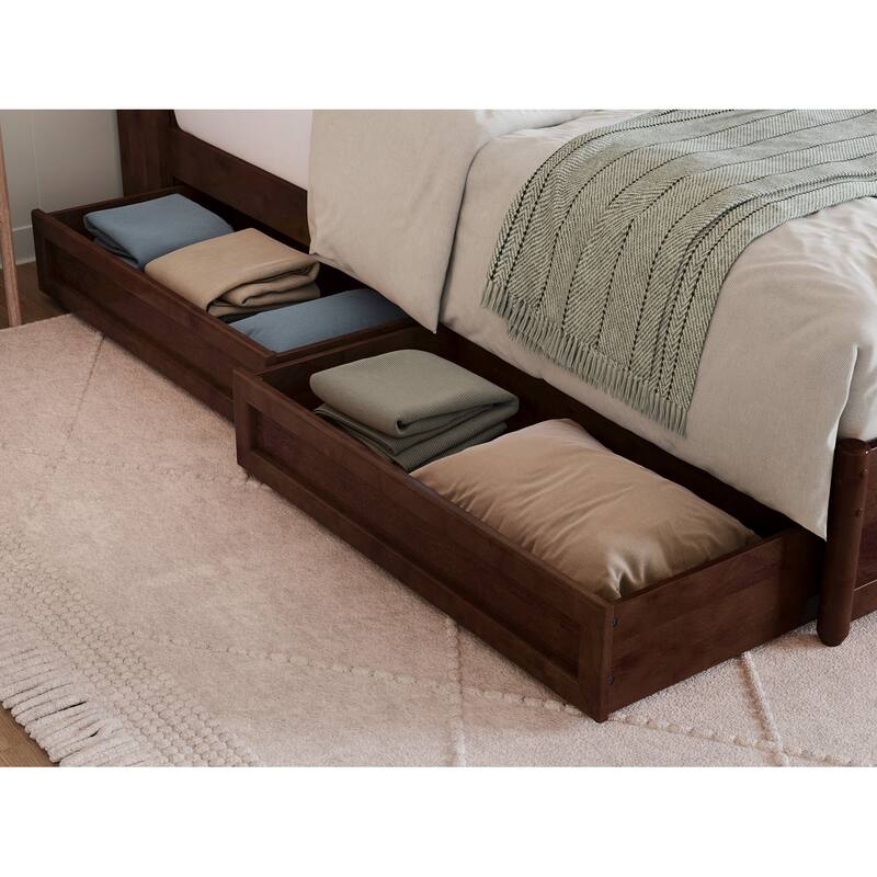 Hadley Platform Bed with Panel Footboard and Storage Drawers