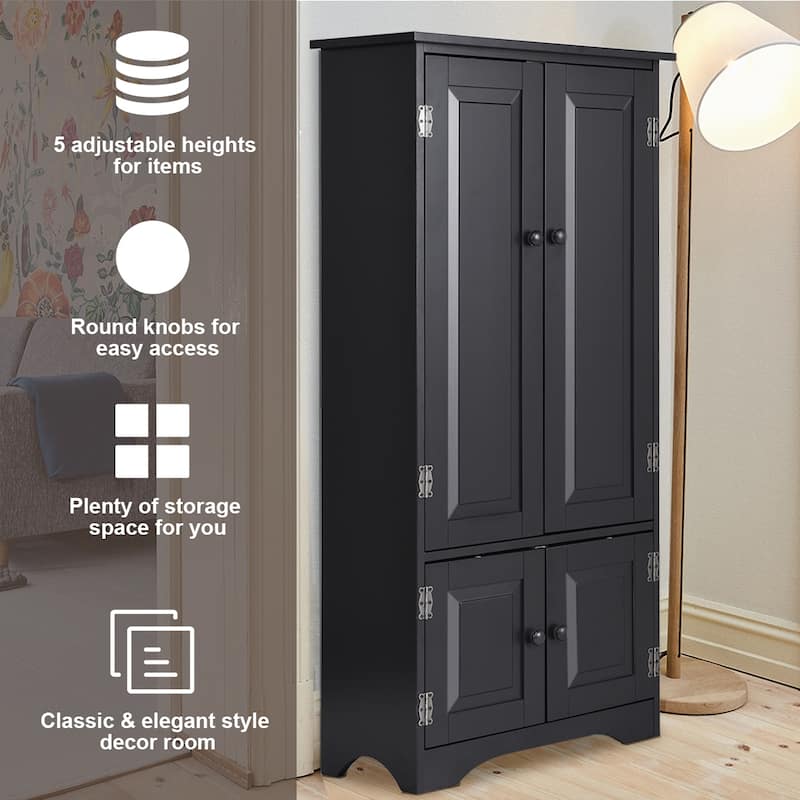 Storage Cabinet with Adjustable Shelves