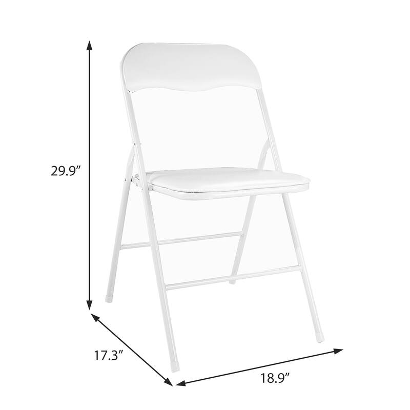 Folding and Stackable Chair Set,6 Pack for Wedding,Picnic,Fishing Bed