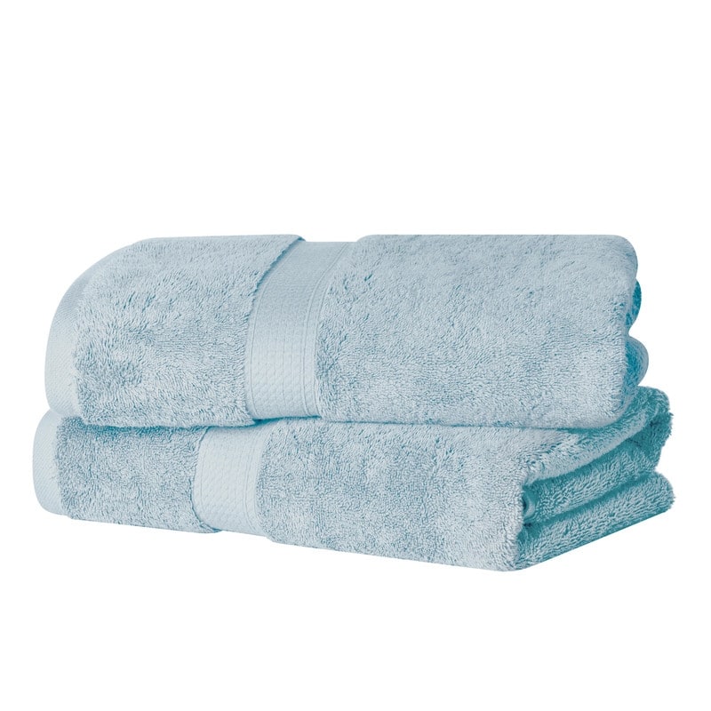 Superior Egyptian Cotton Pile Heavyweight Bath Towel Set of 2