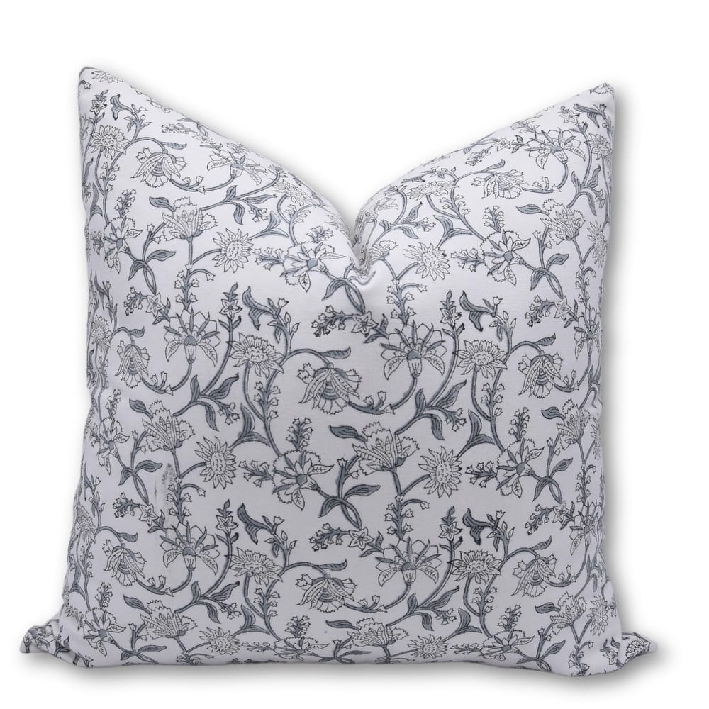 Cotton Square Block print pillow Cover - Jaldhara