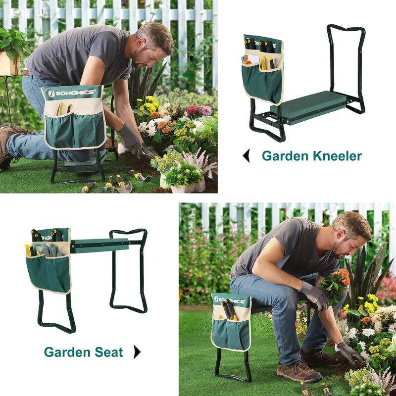 Garden Kneeler and Seat, Multifunctional Garden Kneeling Bench