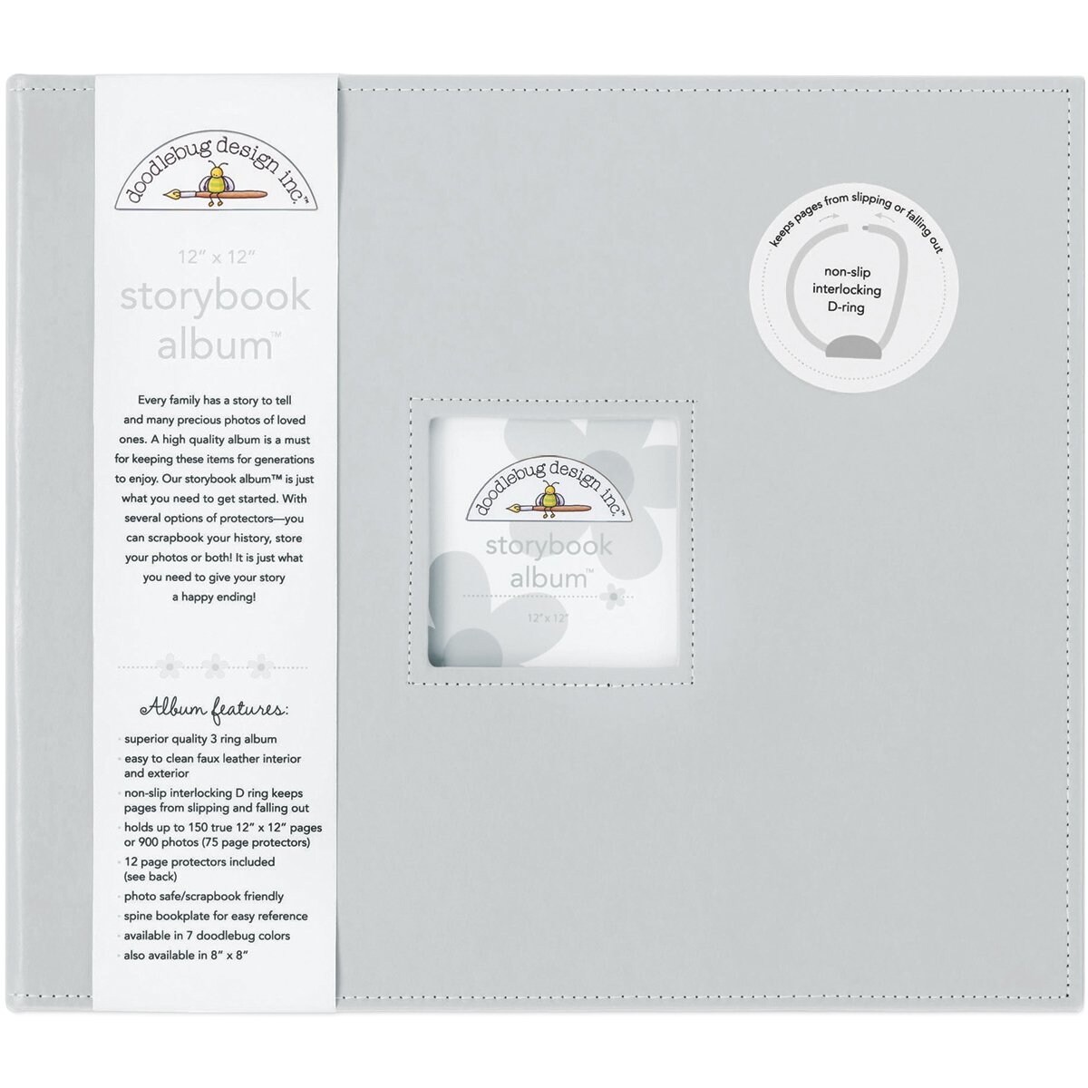 Doodlebug Design Storybook for Scrapbooking Photo Album 12 by 12-Inch 12x12
