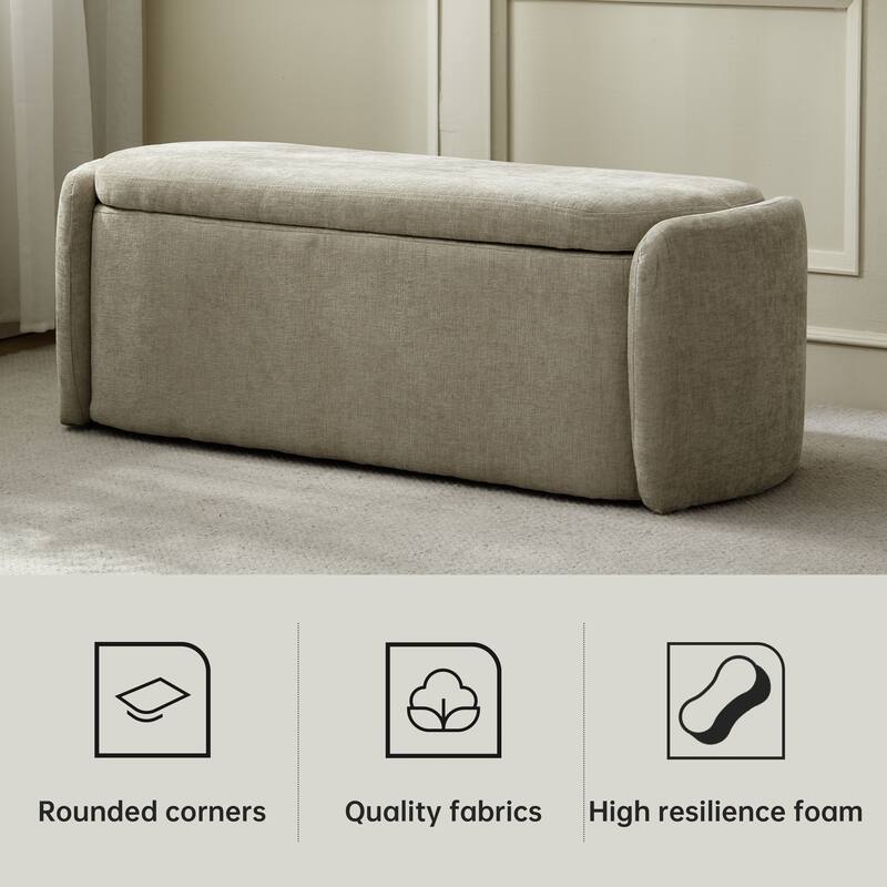 Bedroom Bench Storage Bench with Arms Ottoman entryway bench with storage End of Bed Bench, Entryway Bench